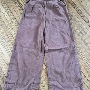 American Eagle Outfitters Mauve Straight Leg Pants